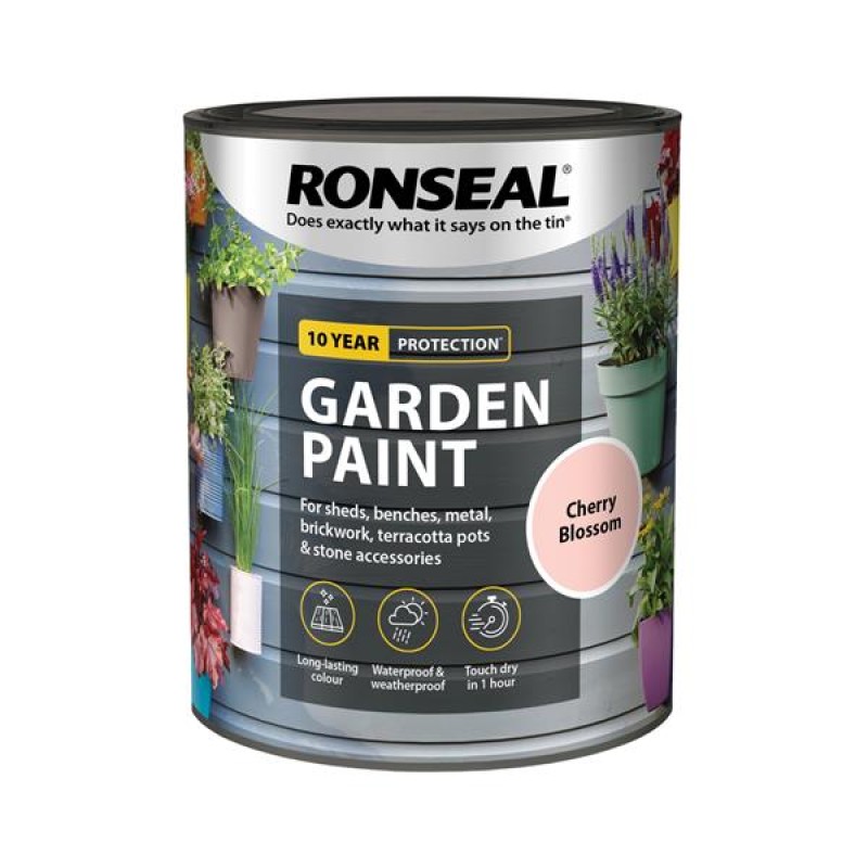Ronseal Garden Paint Cherry Blossom 750ml