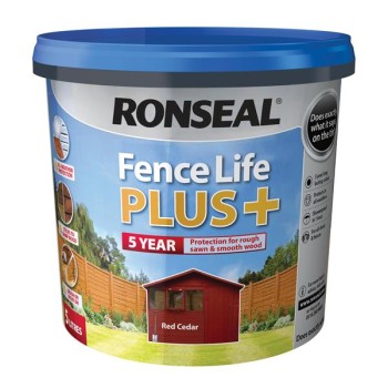 Ronseal Fence Life Plus Red Cedar 5L