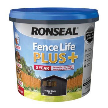 Ronseal Fence Life Plus Tudor Black Oak 5L