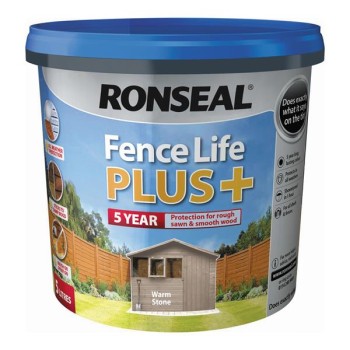 Ronseal Fence Life Plus Warm Stone 5L