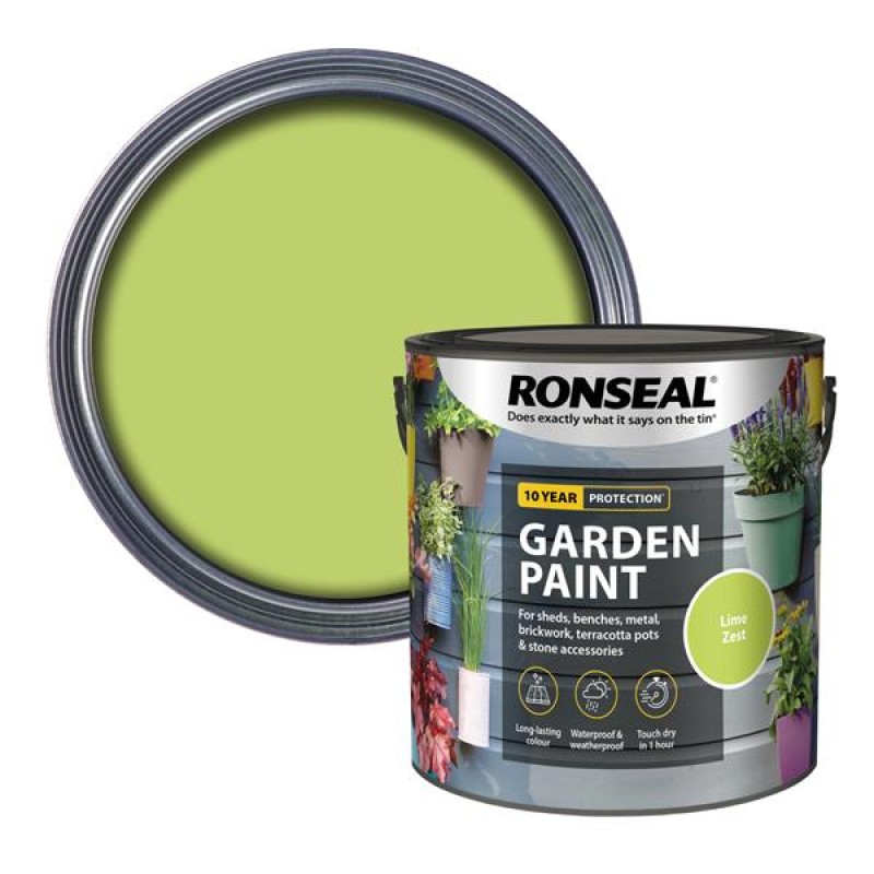 Ronseal Garden Paint Lime Zest 2.5L