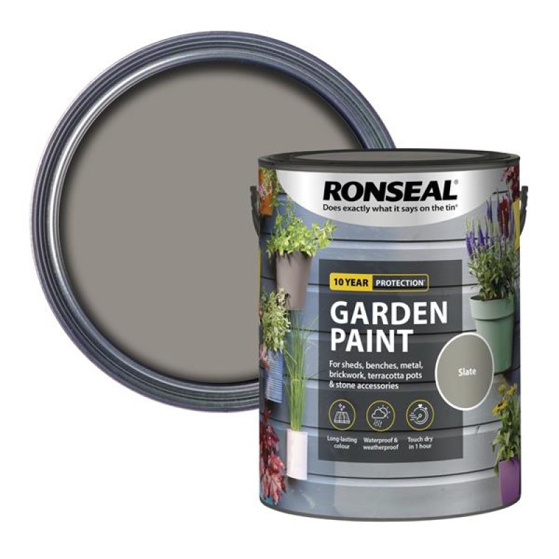 Ronseal Garden Paint Slate 5L