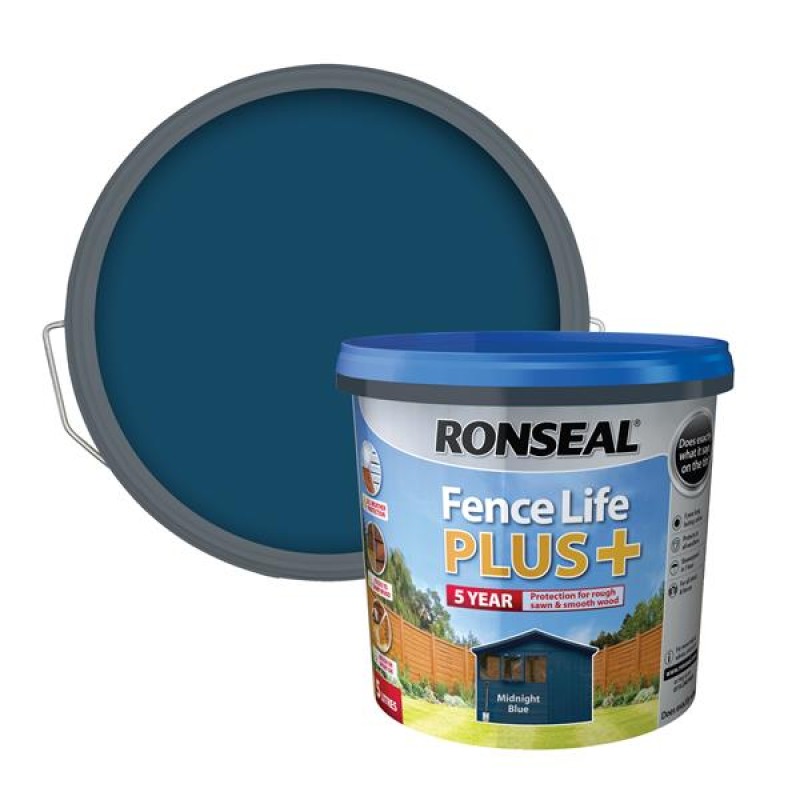 Ronseal Fence Life Plus Midnight Blue 5L