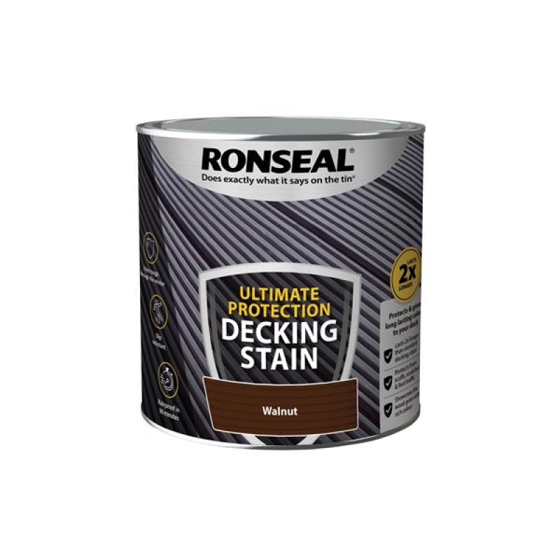 Ronseal Ultimate Protection Decking Stain Walnut 2.5L
