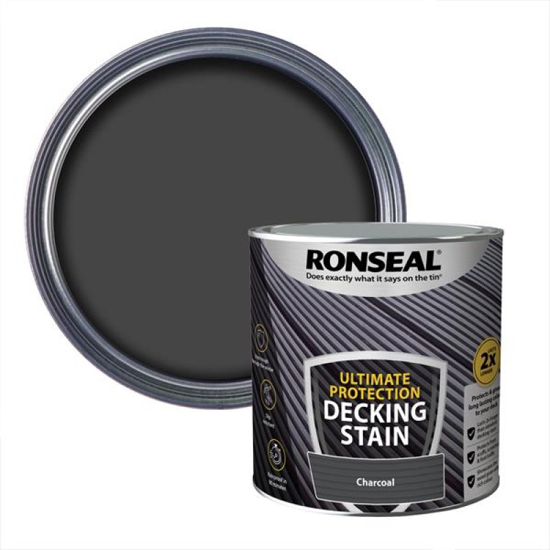 Ronseal Ultimate Protection Decking Stain Charcoal 2.5L