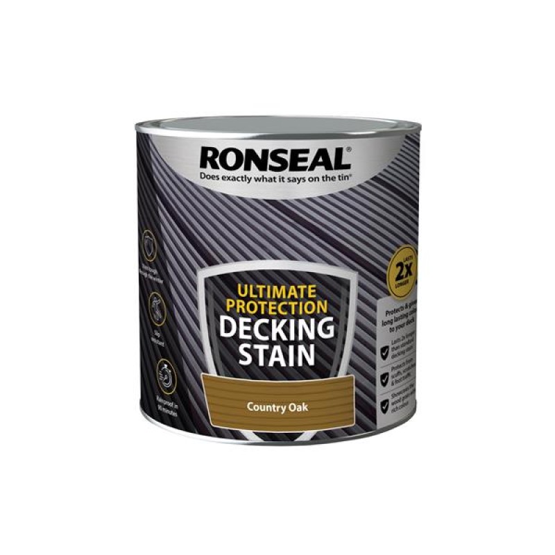 Ronseal Ultimate Protection Decking Stain Country Oak 2.5L