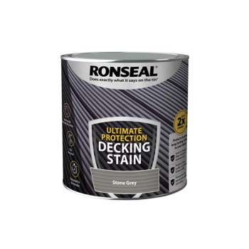 Ronseal Ultimate Protection Decking Stain Stone Grey 2.5L
