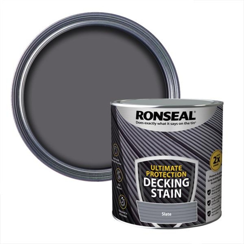 Ronseal Ultimate Protection Decking Stain Slate 2.5L