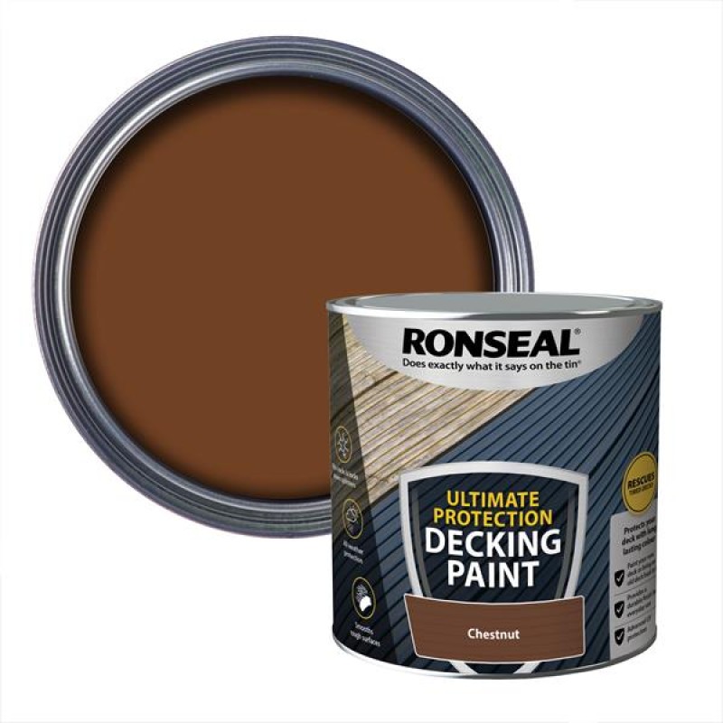 Ronseal Ultimate Protection Decking Paint Chestnut 2.5L