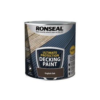 Ronseal Ultimate Protection Decking Paint English Oak 2.5L