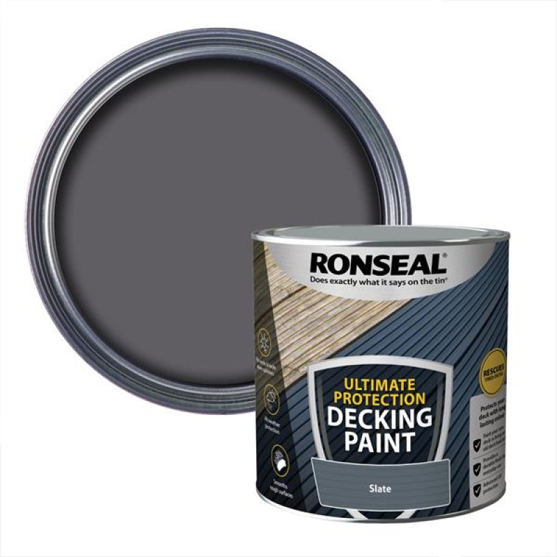 Ronseal Ultimate Protection Decking Paint Slate 2.5L