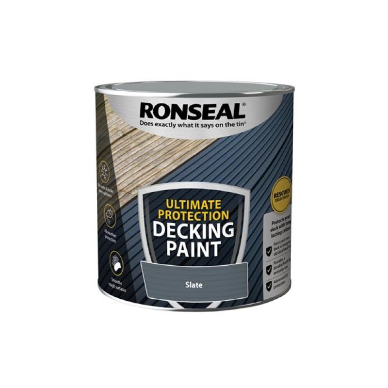 Ronseal Ultimate Protection Decking Paint Slate 2.5L