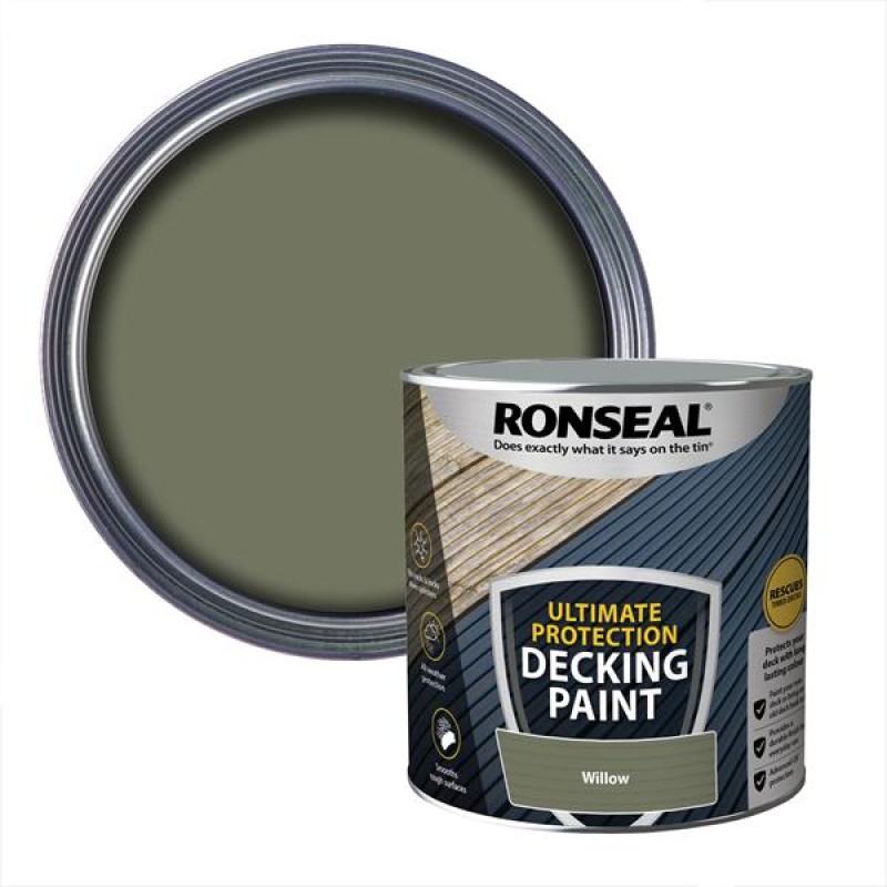 Ronseal Ultimate Protection Decking Paint Willow 2.5L