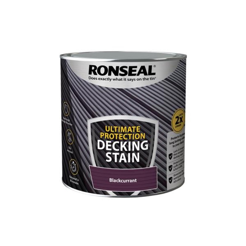 Ronseal Ultimate Protection Decking Stain Blackcurrant 2.5L