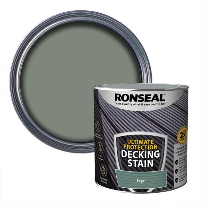 Ronseal Ultimate Protection Decking Stain Sage 2.5L