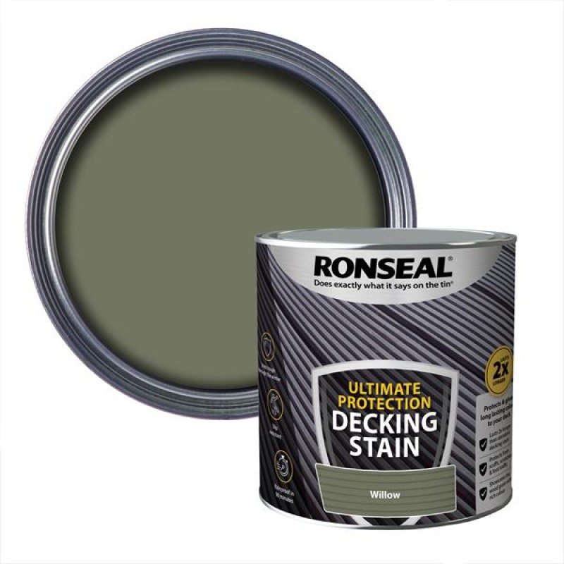 Ronseal Ultimate Protection Decking Stain Willow 2.5L