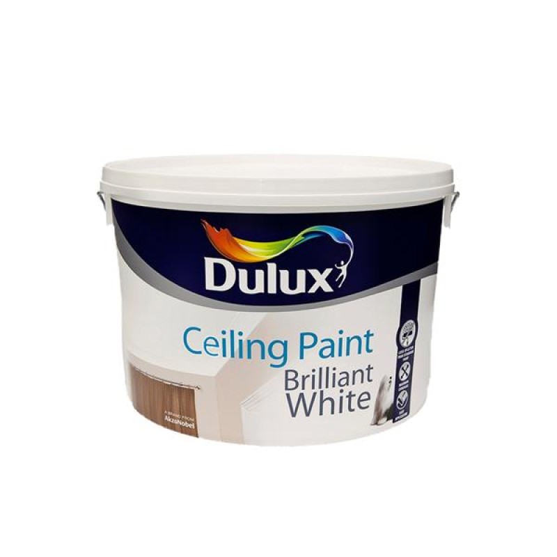 Dulux Ceiling Paint Pure Brilliant White 10L