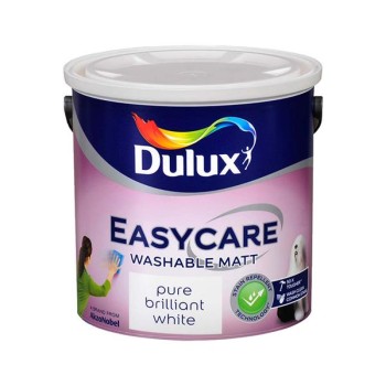 Dulux Easycare Pure Brilliant White 2.5L