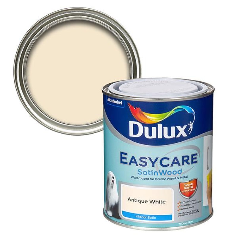 Dulux Easycare Satinwood Antique White 750ml