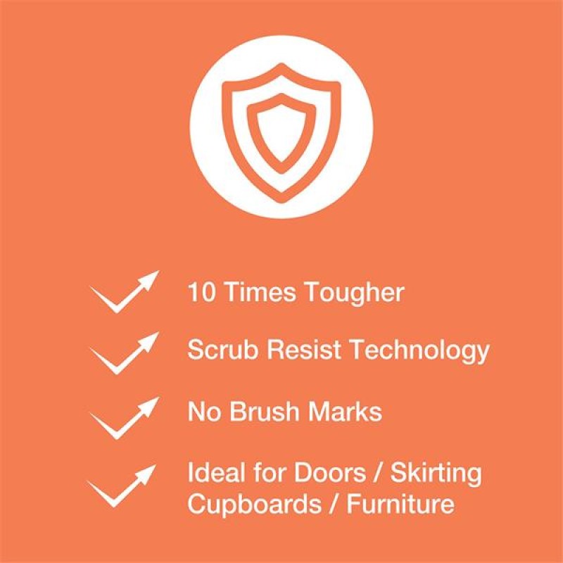 Dulux Easycare Satinwood Pure White 2.5L