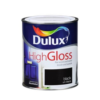 Dulux High Gloss Black 750ml
