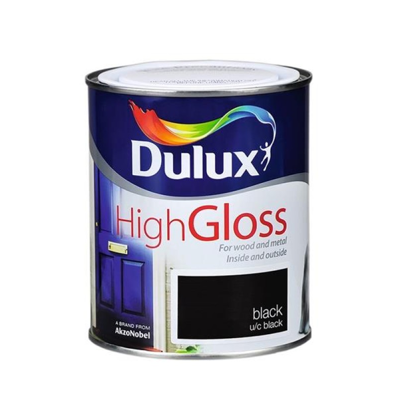 Dulux High Gloss Black 750ml