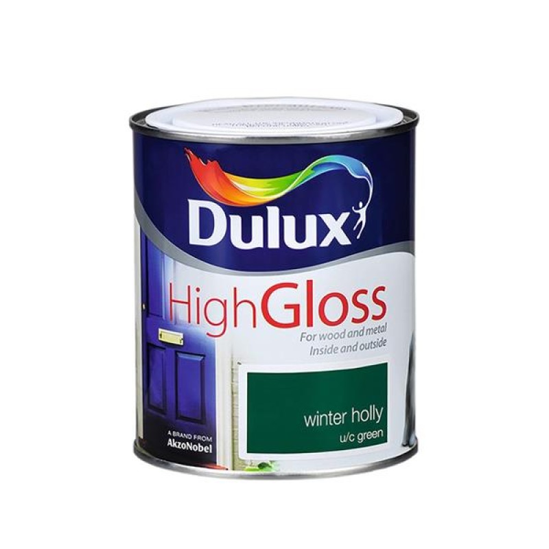 Dulux High Gloss Winter Holly 750ml