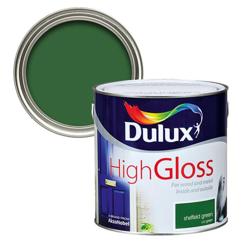 Dulux High Gloss Sheffield Green 2.5L