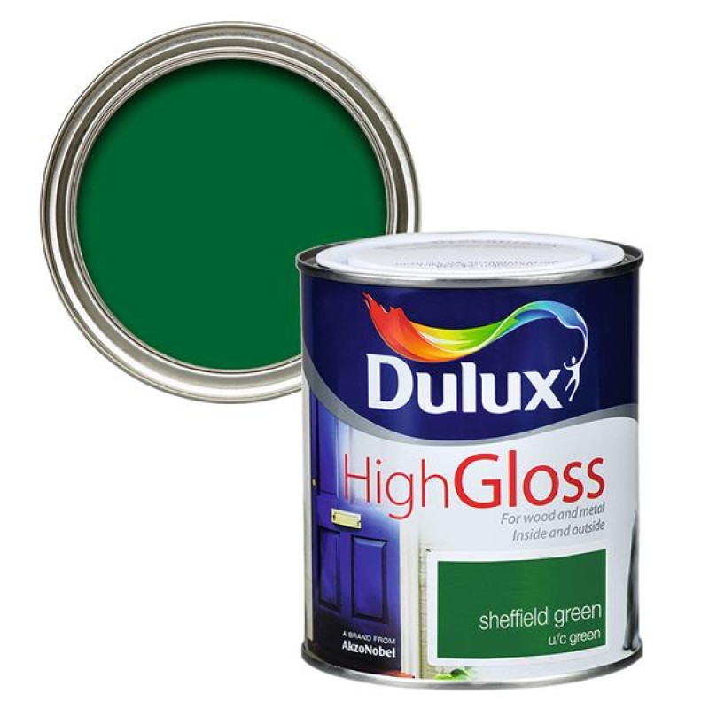 Dulux High Gloss Sheffield Green 750ml