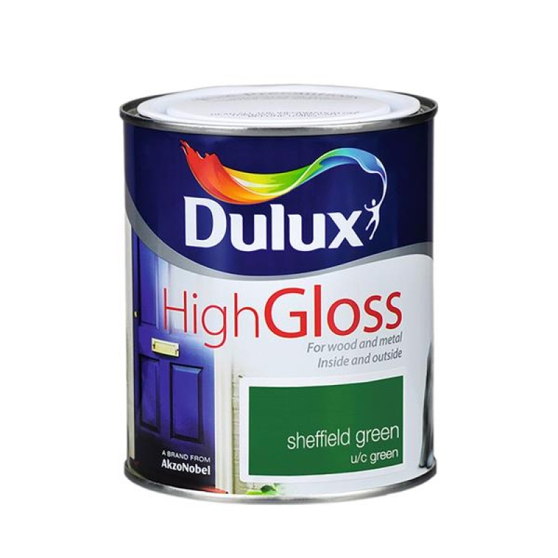 Dulux High Gloss Sheffield Green 750ml