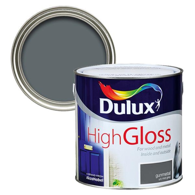 Dulux High Gloss Gunmetal 2.5L