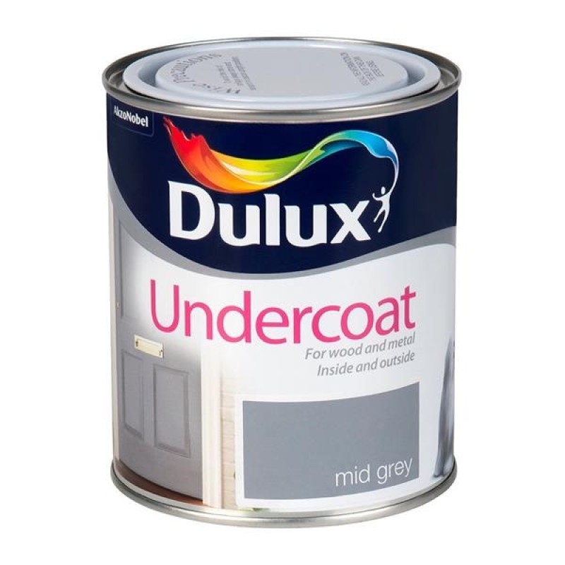 Dulux Undercoat Mid Grey 750ml