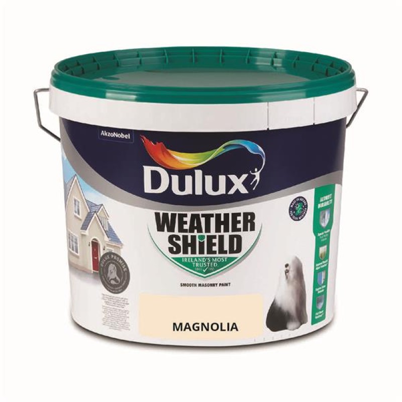 Dulux Weathershield Smooth Masonry Magnolia