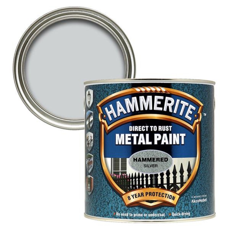 Hammerite Hammered Silver 2.5L