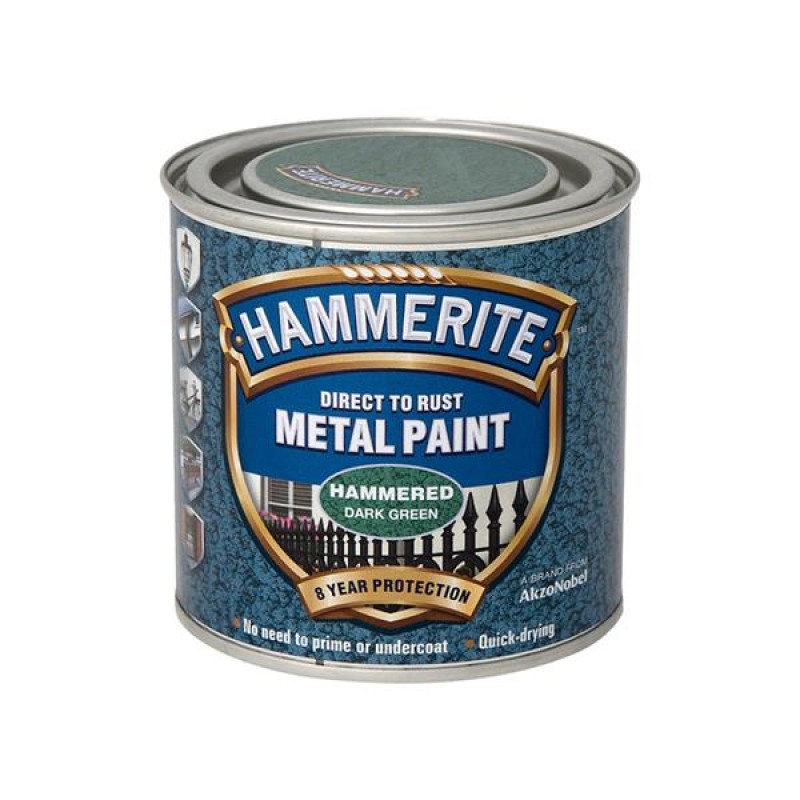 Hammerite Hammered Dark Green 250ml