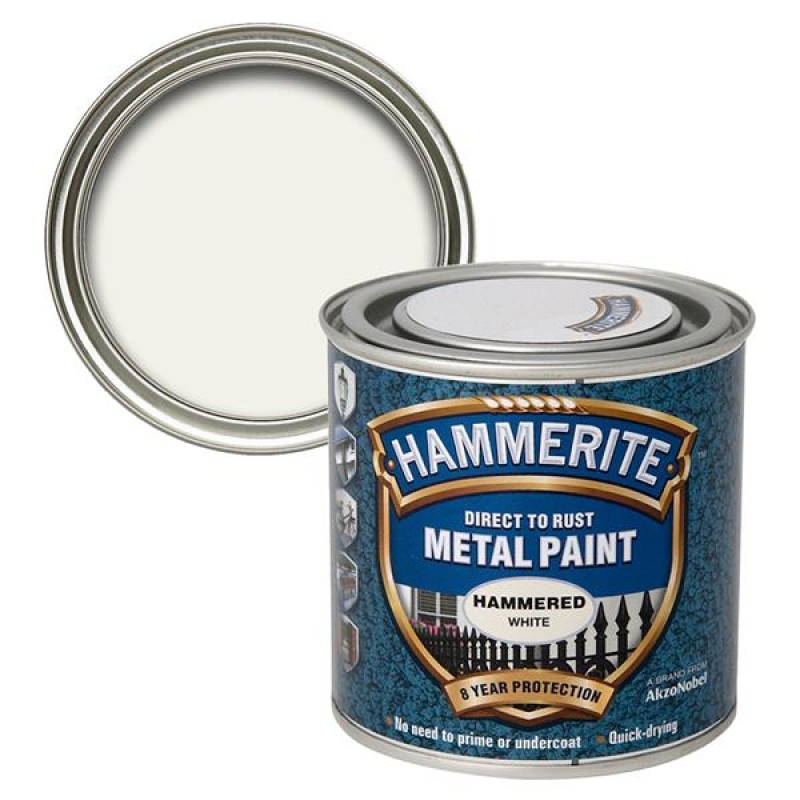 Hammerite Hammered White 250ml