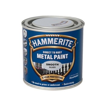 Hammerite Smooth Silver 250ml