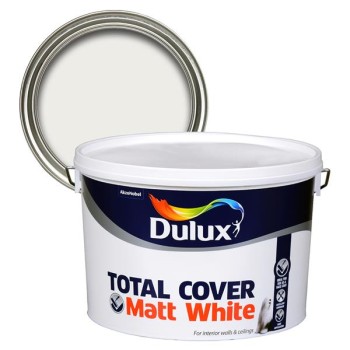 Dulux Total Cover Pure Brilliant White 10L
