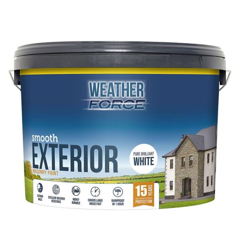Weatherforce Masonry Paint White 10L