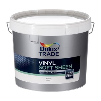 Dulux Trade Vinyl Soft Sheen Medium Base 10L