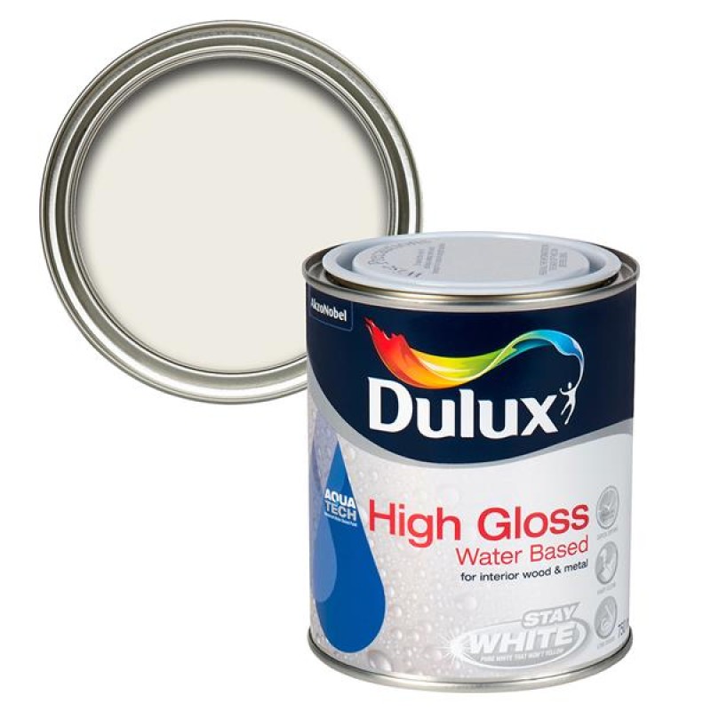 Dulux Stay White High Gloss Pure Brilliant White 750ml