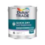 Dulux Trade Quick Dry Satinwood Pure Brilliant White 2.5L