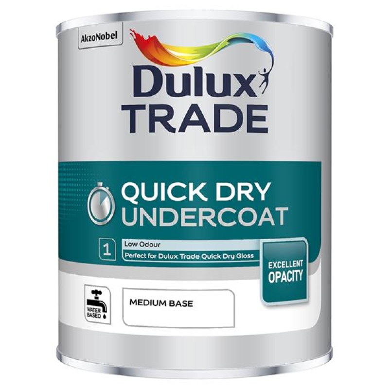 Dulux Trade Quick Dry Undercoat Medium Base 1L