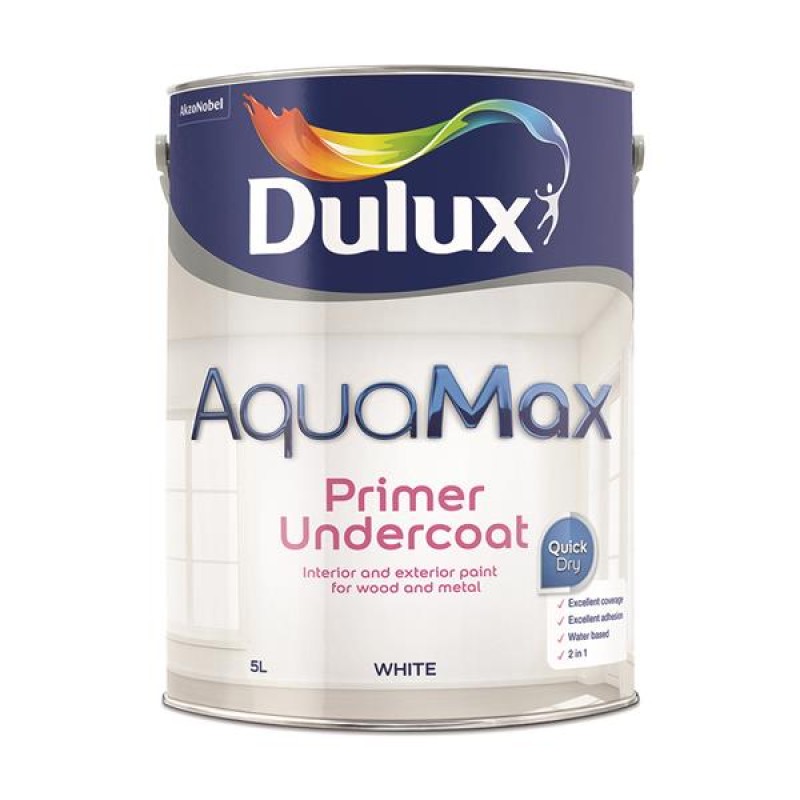 Dulux Aquamax Primer Undercoat White 5L