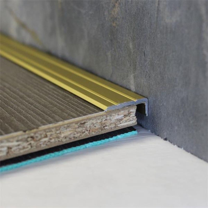 Trojan S/A Angle Edge 25mm x 8mm 0.9m Gold