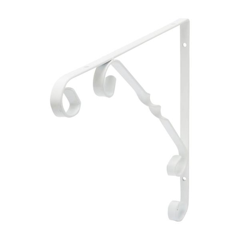 B ORG ORNAMENTAL BRACKET 25x25cm WHITE X 10 pcs