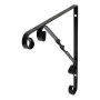 B ORG ORNAMENTAL BRACKET 15x15cm BLACK X 10 pcs
