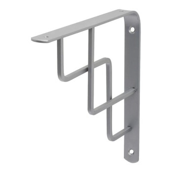 DURALINE STEP BRACKET 19,5CM MATT SILVER x 6pcs