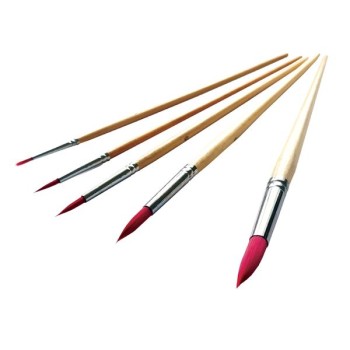 5pieceASSORTED BRISTLE BRUSH