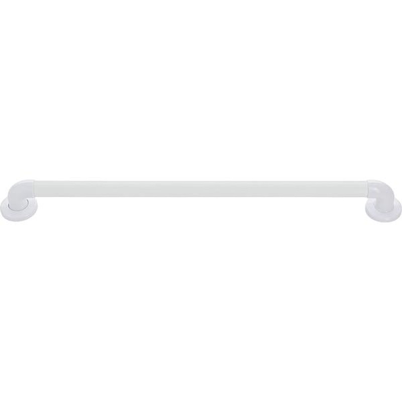 LIVING PLUS WHITE PLASTIC GRAB BAR 36MM X 450MM